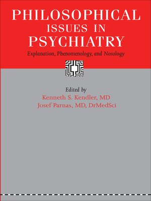 cover image of Philosophical Issues in Psychiatry